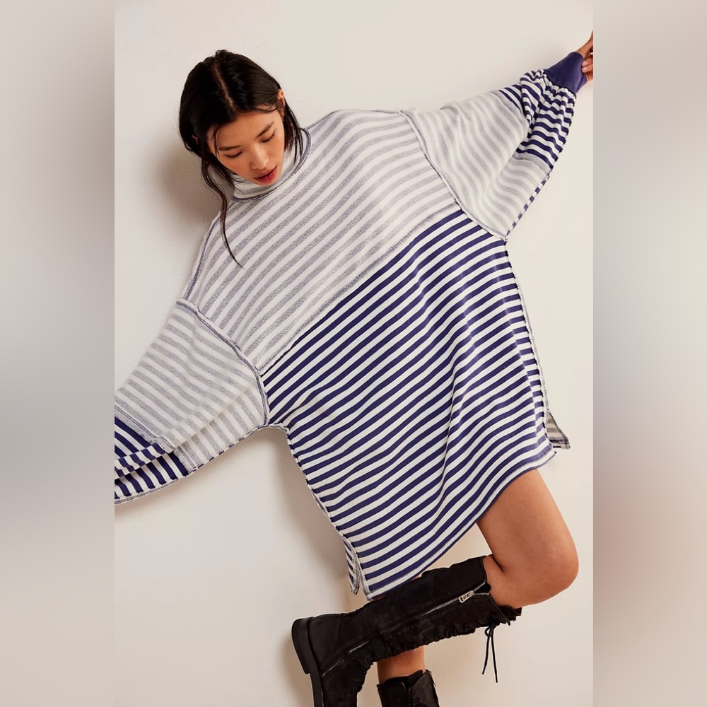 Free People We The Free Coastal Turtleneck Sweatshirt